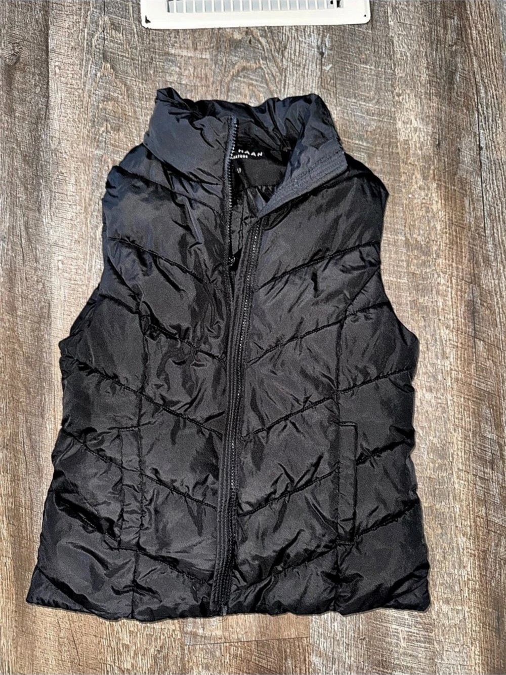 Cole Haan Signature Quilted Puffer Vest Black